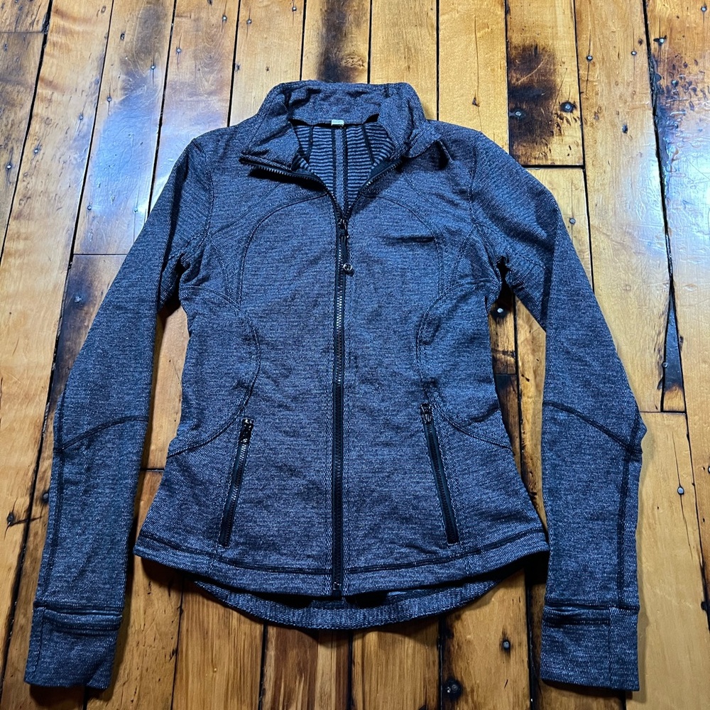 Lululemon Women’s Size 6 Define Jacket Full Zip Heathered Gray Athleisure Active